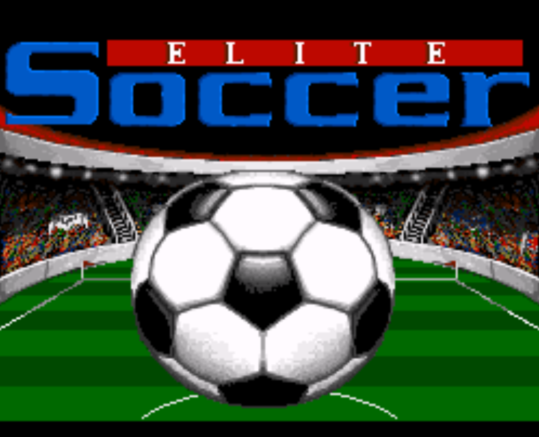 Elite Soccer Title Screen